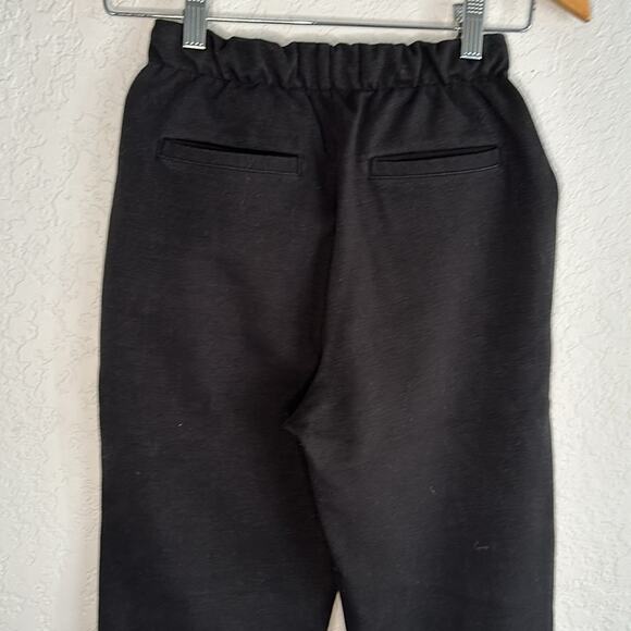 NEW Everlane Black Front Seam Pullon Black Pants XS High Rise Minimalist Staple - Picture 5 of 6